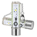 Mini Keychain Flashlight LED Rechargeable Torch